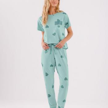 PIJAMA FEMININO MGA CTA C/ CALÇA  2010534