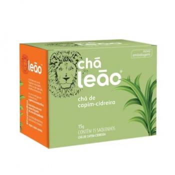 CHÁ DE CAPIM CIDREIRA C/10 SACHÊS DE 10G  LEÃO