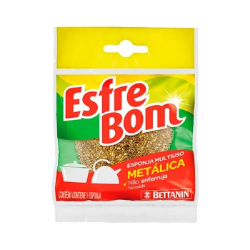 ESPONJA METÁLICA LIMPEZA PESADA ESFREBOM BETTANIN