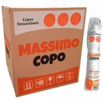 COPO DESCARTÁVEL BRANCO 50ML PS CX C/50 CTS  MASSIMO