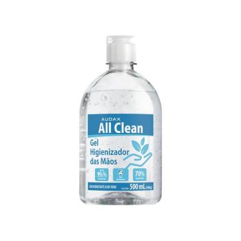 ALCOOL GEL 70 440G PUMP PARA HIGIENE DAS MÃOS  ALLCLEAN