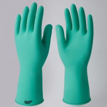 LUVA DE LÁTEX VERDE PARA LIMPEZA SOFT TAM P SANRO