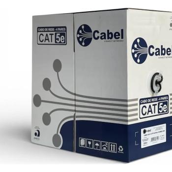 CABO DE REDE CABEL  U/UTP 4 PARES CAT5E CAIXA-305 PT
