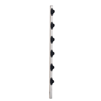 353 - HASTE SLIM 12X25 1M C/ 6 ISOLADOR W