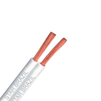 CORDAO PARALELO FLEX 2X1,50mm2 300V Branco 100mts