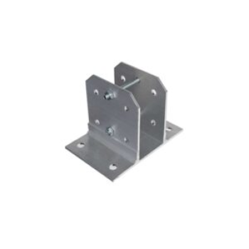 3824 - SAPATA SLIM DE ALUMINIO 12X25 COM PARAFUSO E PORCA