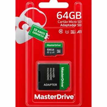 CARTÃO DE MEMORIA SD 64GB - CLASSE 10