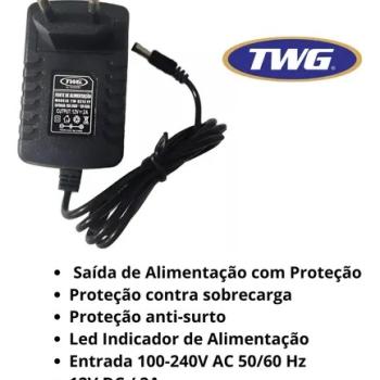 TW 0212 FONTE DE ALIMENTACAO 12V 2A