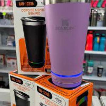 Copo de Cerveja Musical H-W BT 5.2 TF. FM 420ML´