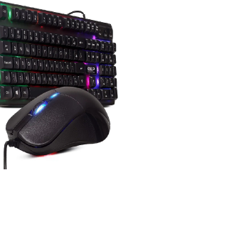 Teclado e Mouse com Fio  RGB   KNUP