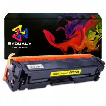 CART DE TONER COMPATIVEL C/ CF512A/532A YELLOW 1,1K ATUALIZADO BYQUALY