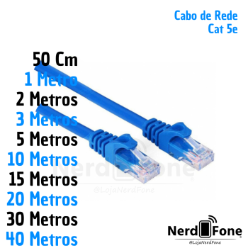 CABO DE REDE CAT 5e IT/EX