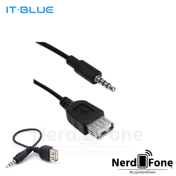 CABO USB PARA P3 20CM IT-BLUE