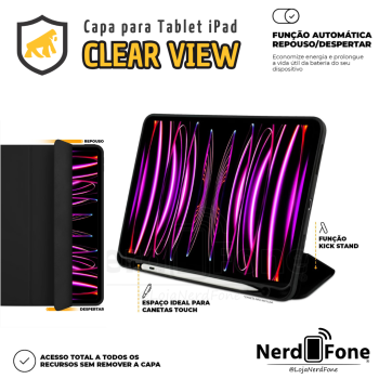 CAPA GSHIELD CLEAR VIEW; P/ IPAD