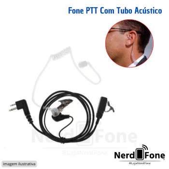 FONE DE OUVIDO P1/P2 P/ RÁDIO COMUNICADOR MOTOROLA