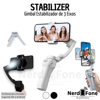 SUPORTE ESTABILIZADOR GIMBAL MOBILE DE 3 EIXOS