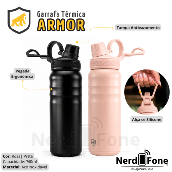 GARRAFA TERMICA 700ML GSHIELD ARMOR