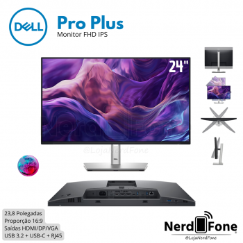 MONITOR DELL PRO PLUS; IPS 24“ FHD 100HZ P2425H
