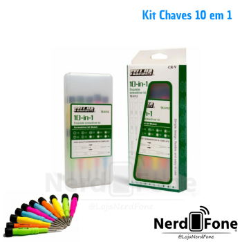 CONJUNTO DE CHAVES DE FENDA 10 EM 1 TELIJIA