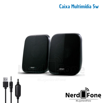 CAIXA DE SOM MULTIMIDIA 5W KNKP