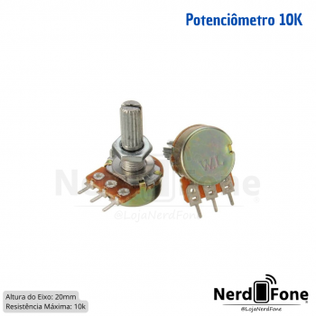 POTENCIÔMETRO LINEAR 10K L20