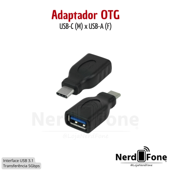 ADAPTADOR OTG USB-C 3.1 x USB-A (F) 5+
