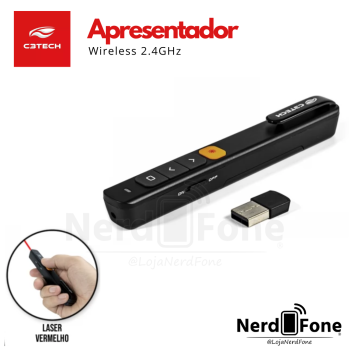 APRESENTADOR SEM FIO C3 TECH / PRETO