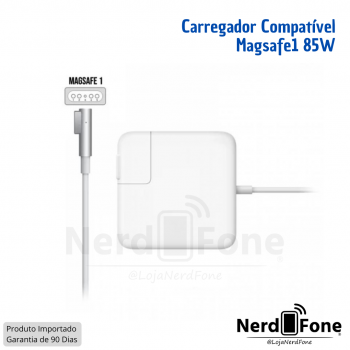 CARREGADOR MAGSAFE 1 EM L P/ MACBOOK 85W