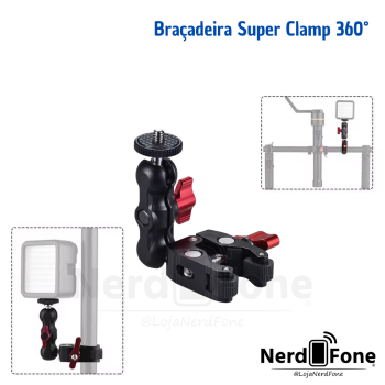 BRAÇADEIRA SUPER CLAMP 360°