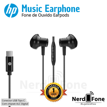 FONE DE OUVIDO USB-C HP BLK
