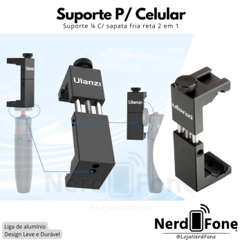 SUPORTE P/ SMARTPHONE EM METAL ULANZI