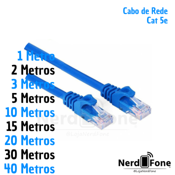 CABO DE REDE CAT 5e IT/EX