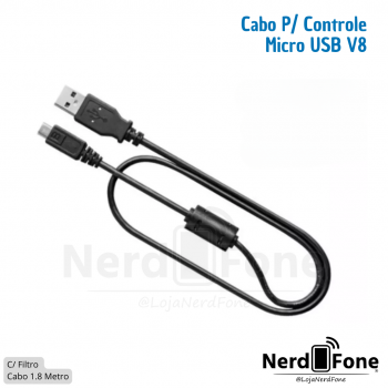 CABO USB-A x PS4 MICRO USB (V8); 1.8 METRO