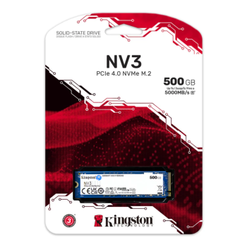 SSD KINGSTON NVME 4.0 M.2 2280; NV3 500GB