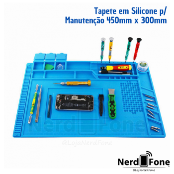 TAPETE MANTA ANTIESTATICA DE SILICONE 45X30CM