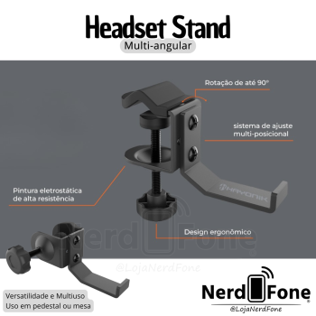 SUPORTE HAYONIK P/ HEADSET