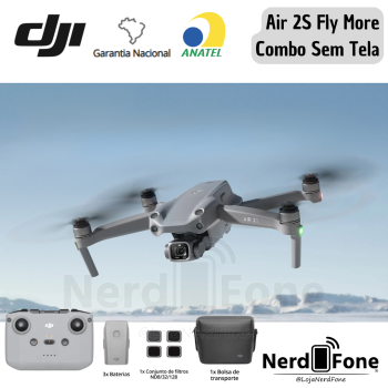 DJI AIR 2S FLY MORE COMBO (SEM TELA) BR