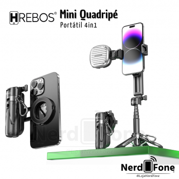 SUPORTE MINI QUADRIPÉ PORTÁTIL 4IN1 HREBOS
