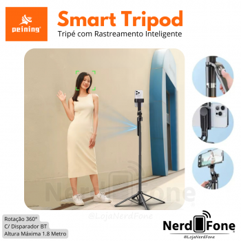 SUPORTE TRIPÉ COM RASTREAMENTO FACIAL INTELIGENTE PEINING