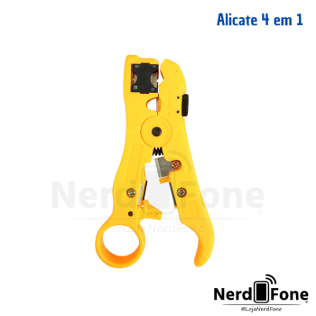 ALICATE 4 EM 1 DESENCAPA RG6/59/11/7