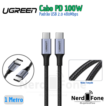 CABO USB-C 2.0 x USB-C 5A 100W UGREEN