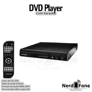 MONDIAL DVD KARAOKÊ USB II BIVOLT