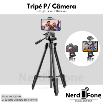 TRIPÉ P/ CÂMERA SENSYNE 1.62CM BLACK