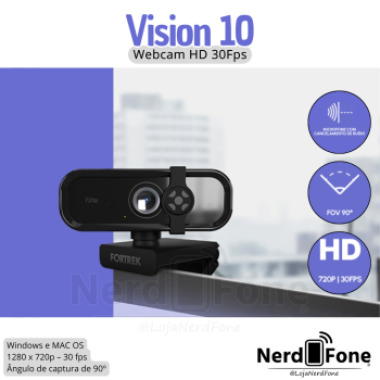 WEBCAM HD 720P 30FPS 90º FK
