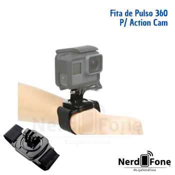 FITA DE PULSO 360 P/ ACTION CAM