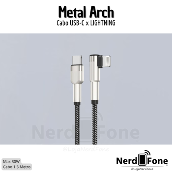 CABO USB-C x LIGHTNING  30W 1.5M 90° HR