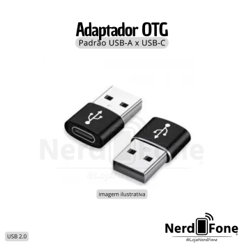 ADAPTADOR OTG 2.0 USB-C (F) x USB (M)