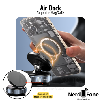 SUPORTE MAGSAFE VEICULAR; AIR DOCK HR