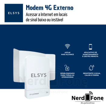 MODEM EXTERNO LINK 4G ELSYS AMPLIMAX FIT