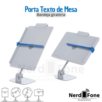 SUPORTE DE MESA PORTA TEXTO